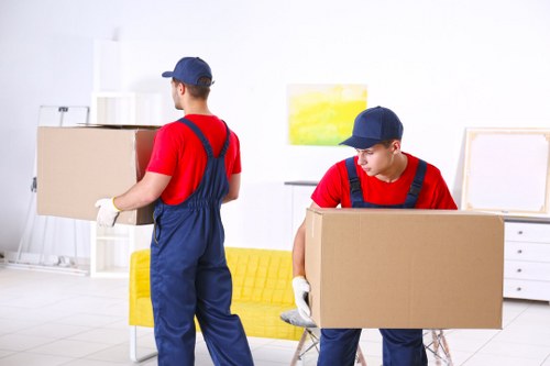 Removal company team helping with a house move in Dagenham