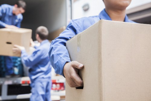 Man with a van helping with a local move in Dagenham