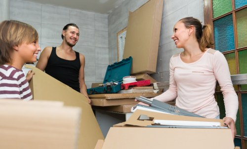 Removing bulky household furniture from a Dagenham property