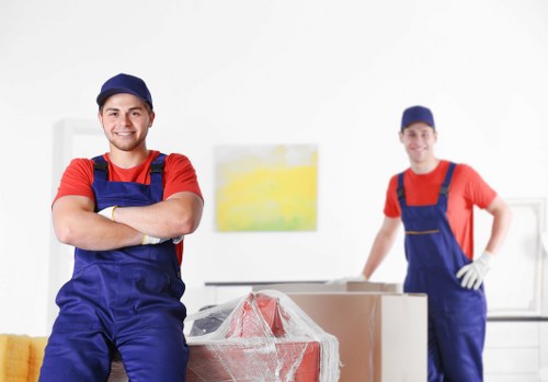 Man and van moving boxes and furniture in Dagenham
