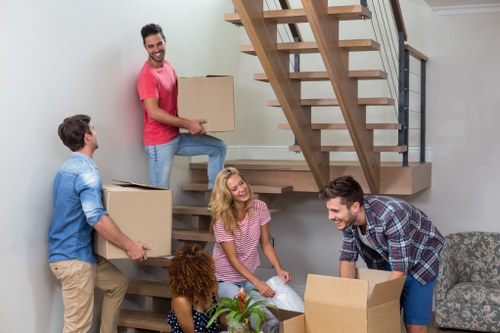 Local movers assisting a residential move in Dagenham