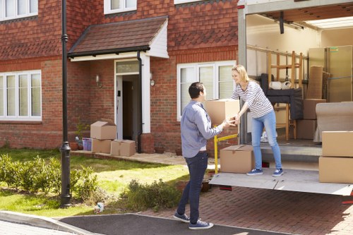 Man with van removal service helping with house moves in Dagenham