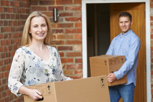 Dagenham moving van helping with residential relocations
