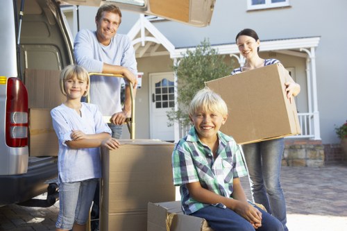 Packed removal van for residential and business moves