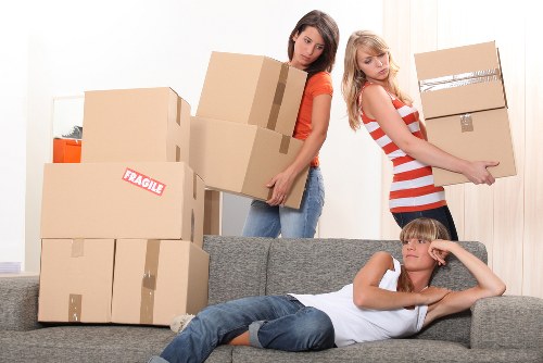 Local moving team handling furniture transport in Dagenham